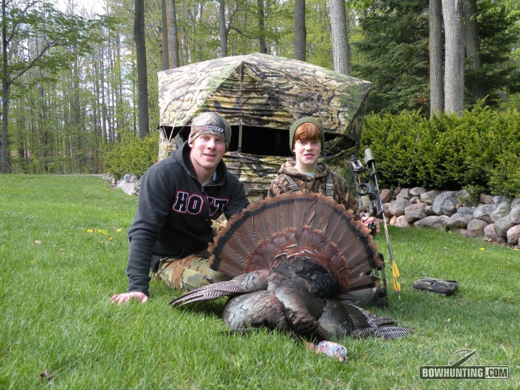 hunters with turkey