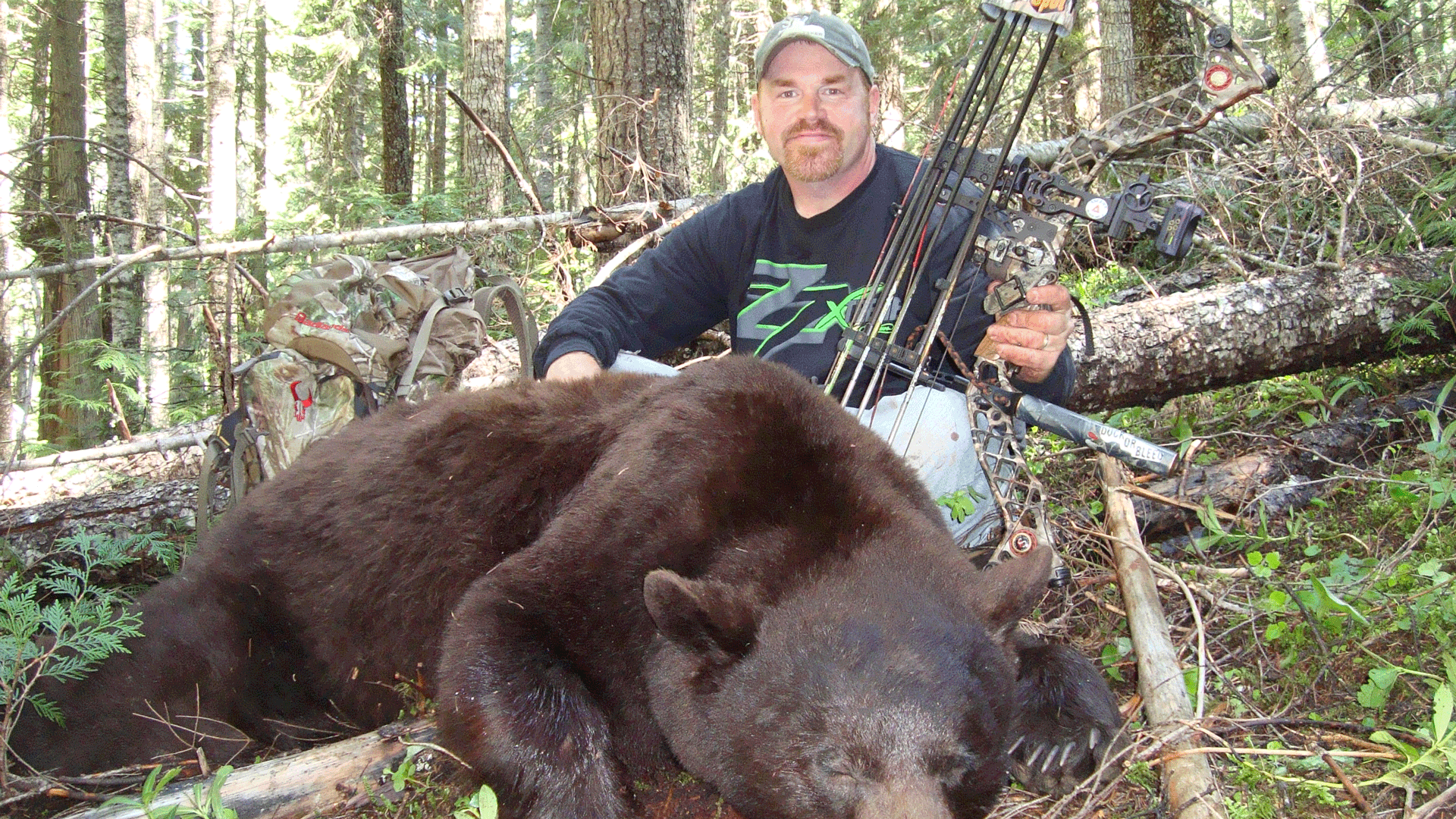 Bowhunting Black Bears from the Ground Blind