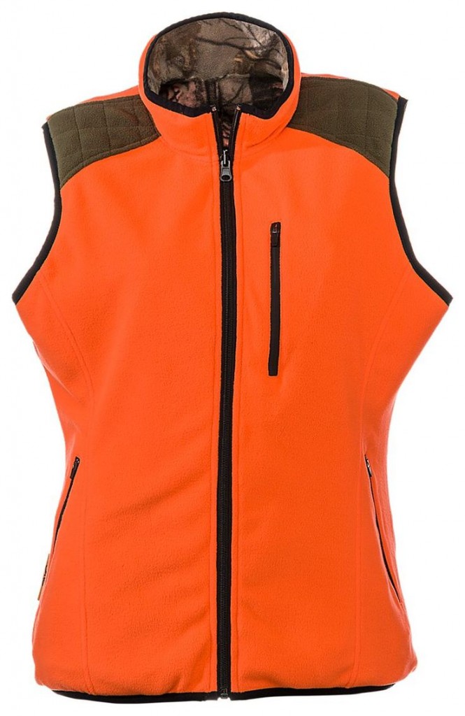 A pretty good hunting cloth-SHE Outdoor Reversible Vest inside